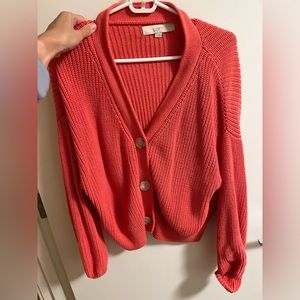Anne Taylor loft button up sweater